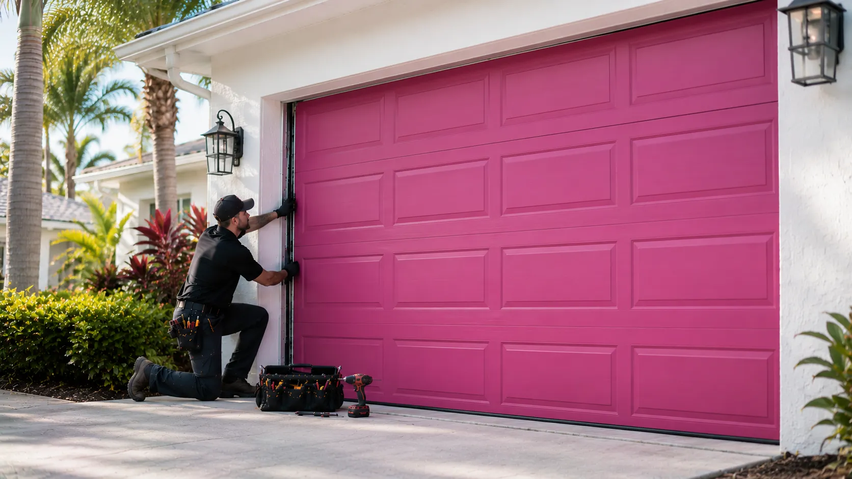 Tell us what’s wrong - Burbank garage door service