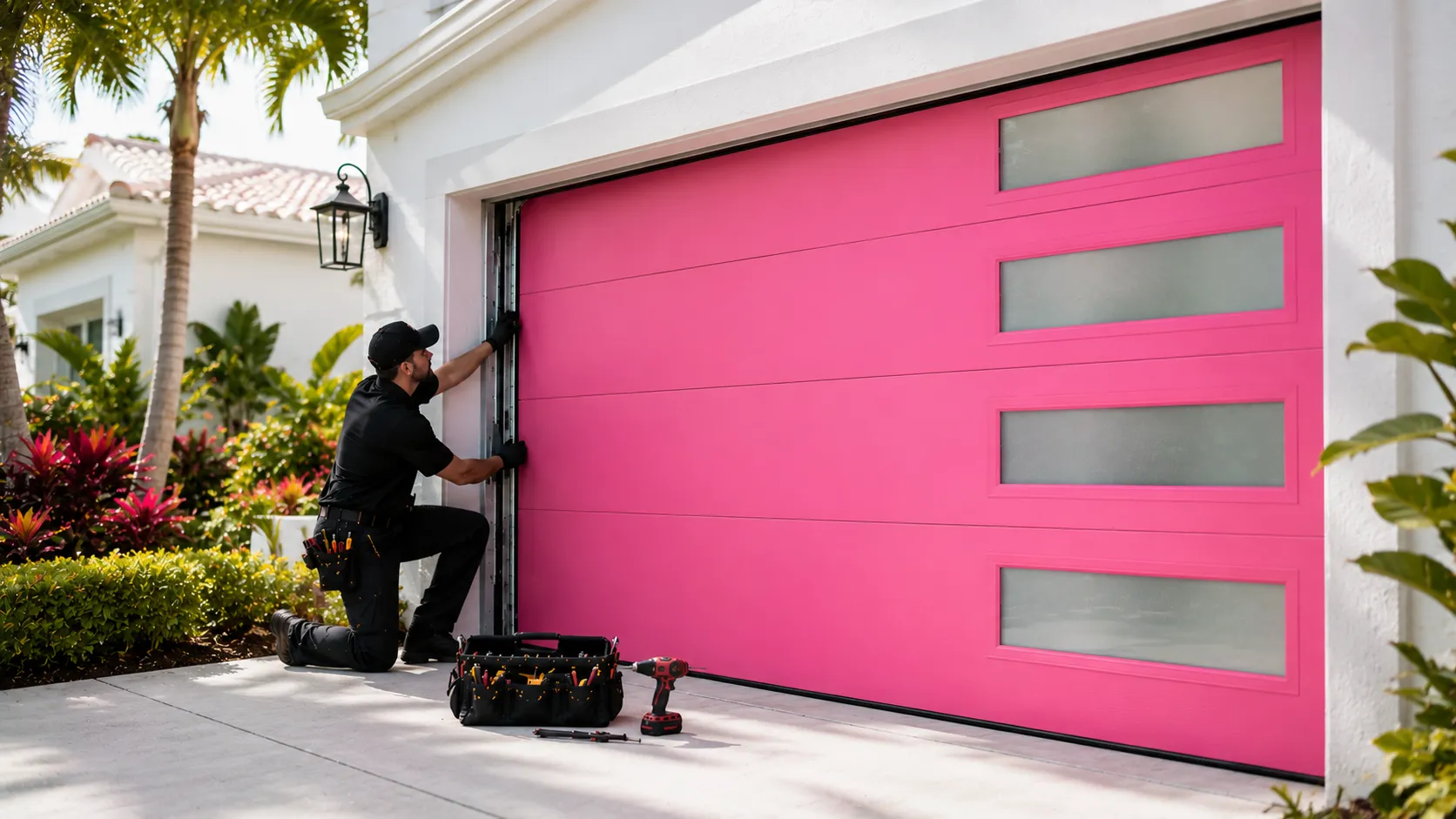 Garage Door Work in Hollywood Hills, Burbank