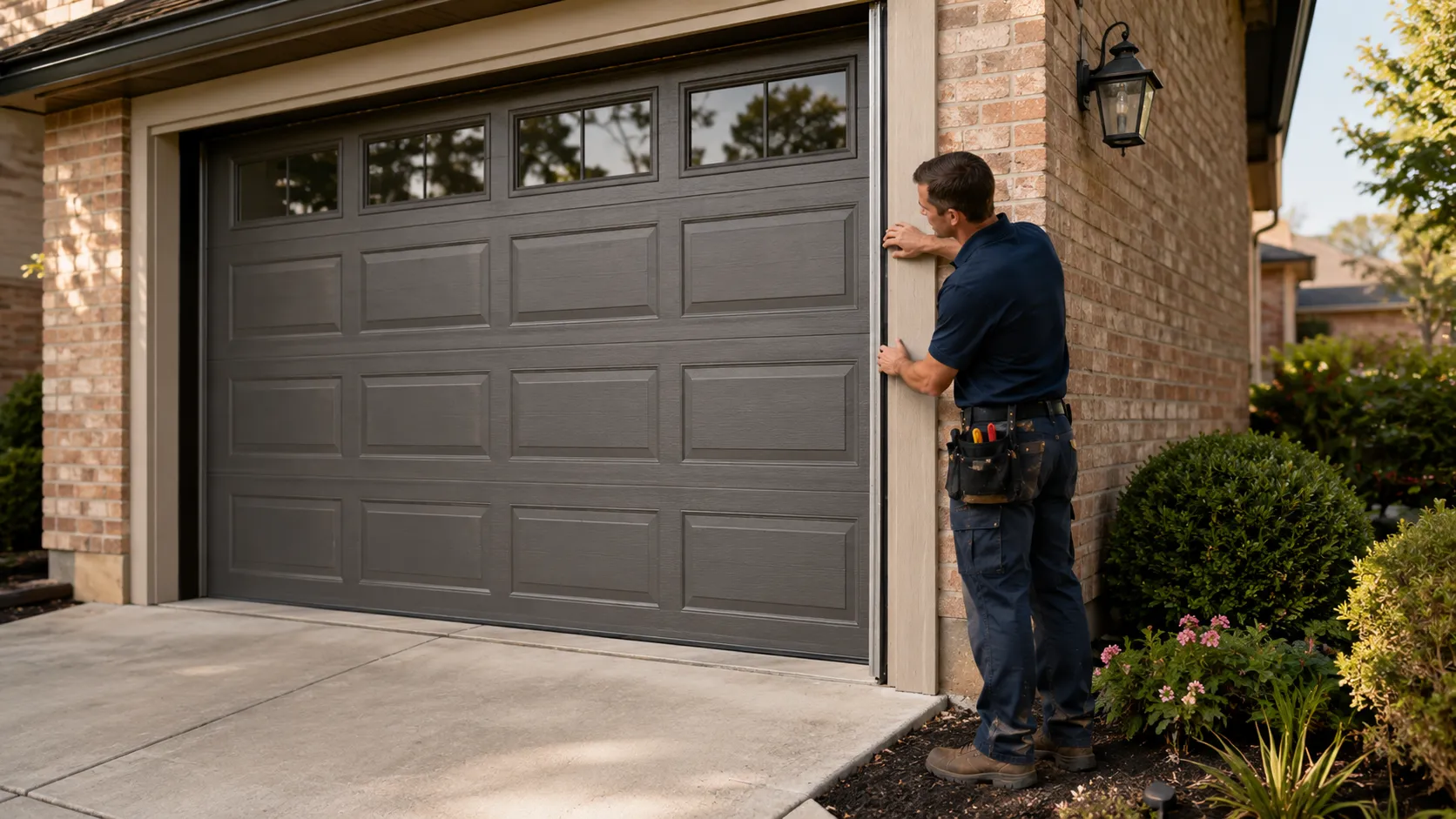 Clear, up-front plan - Burbank garage door service