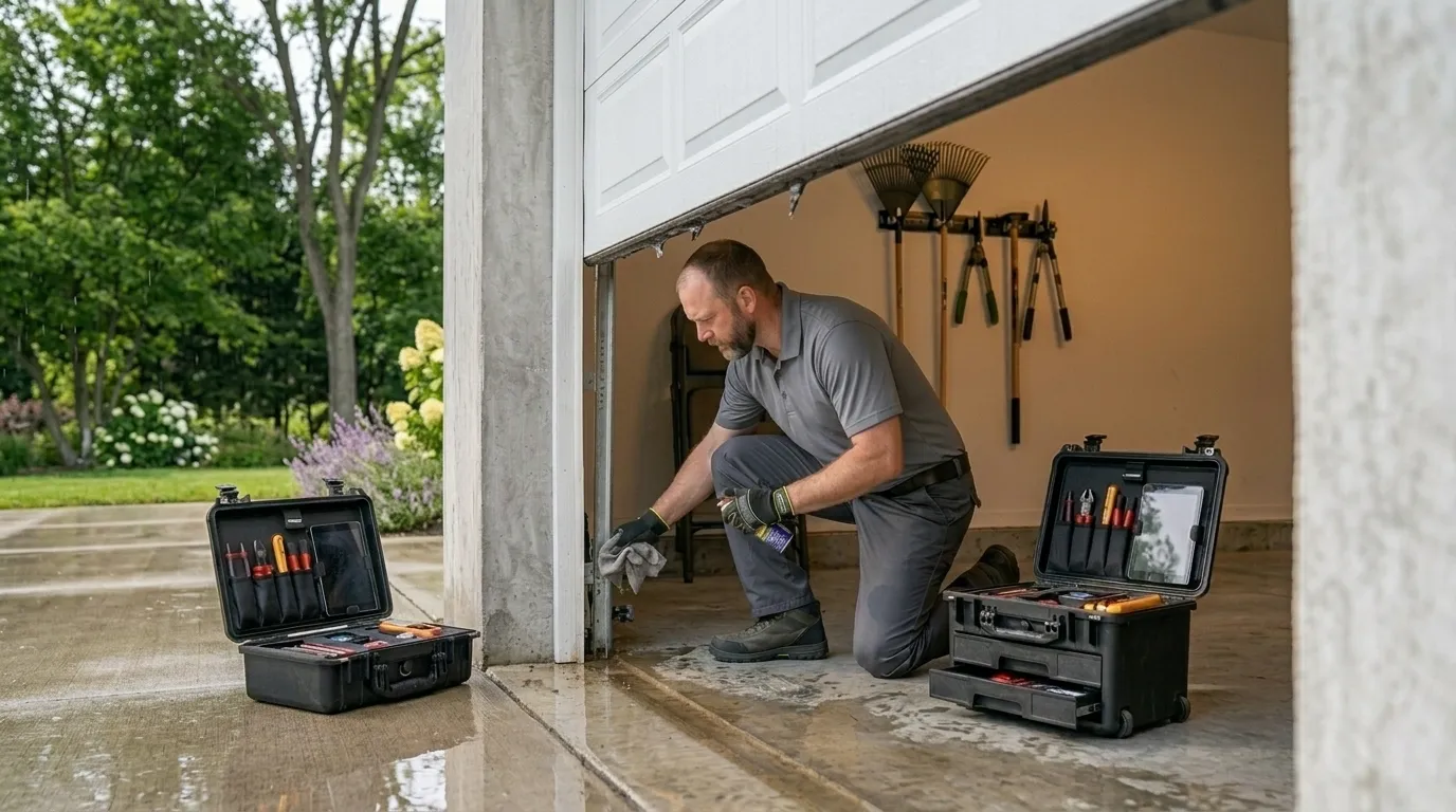 Clear, up-front plan - Burbank garage door service