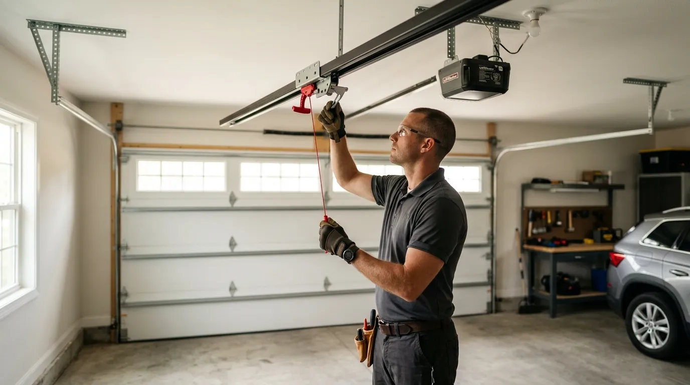 Roll-up steel garage door
