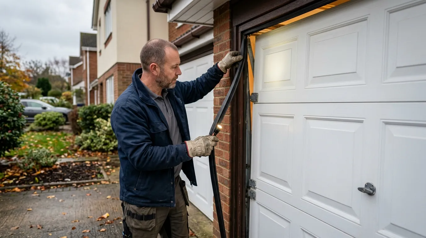 Commercial roll-up garage door