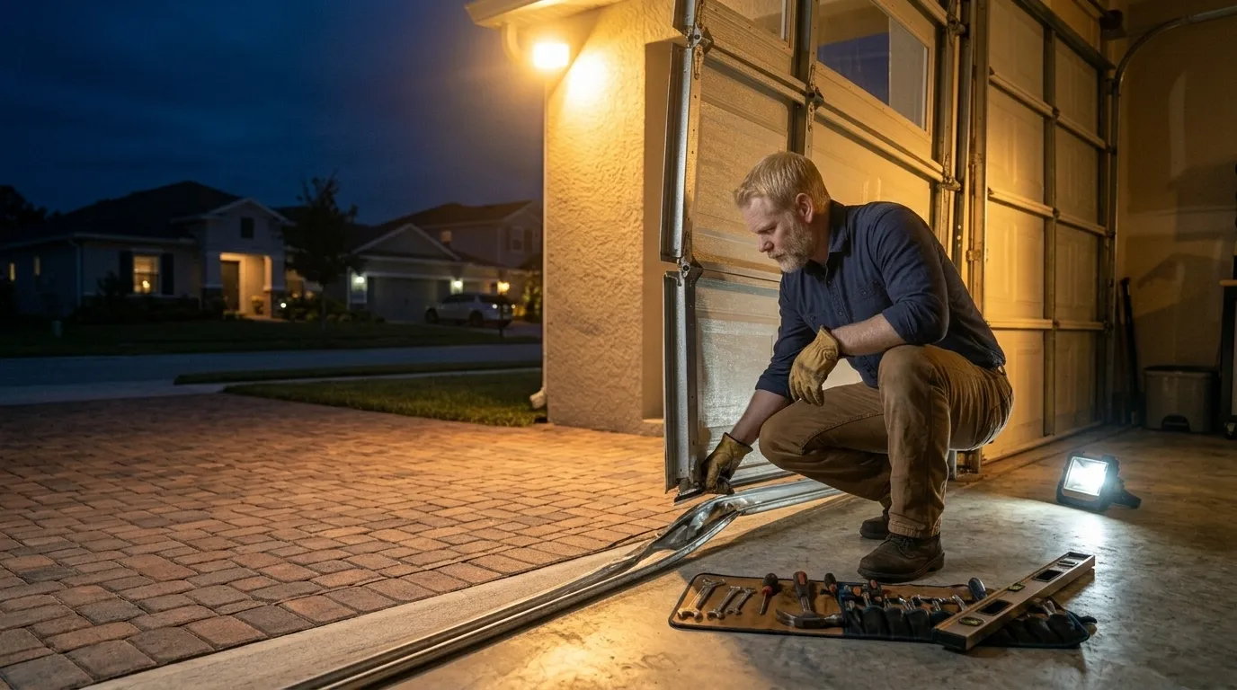 Repaired & tested - Burbank garage door service