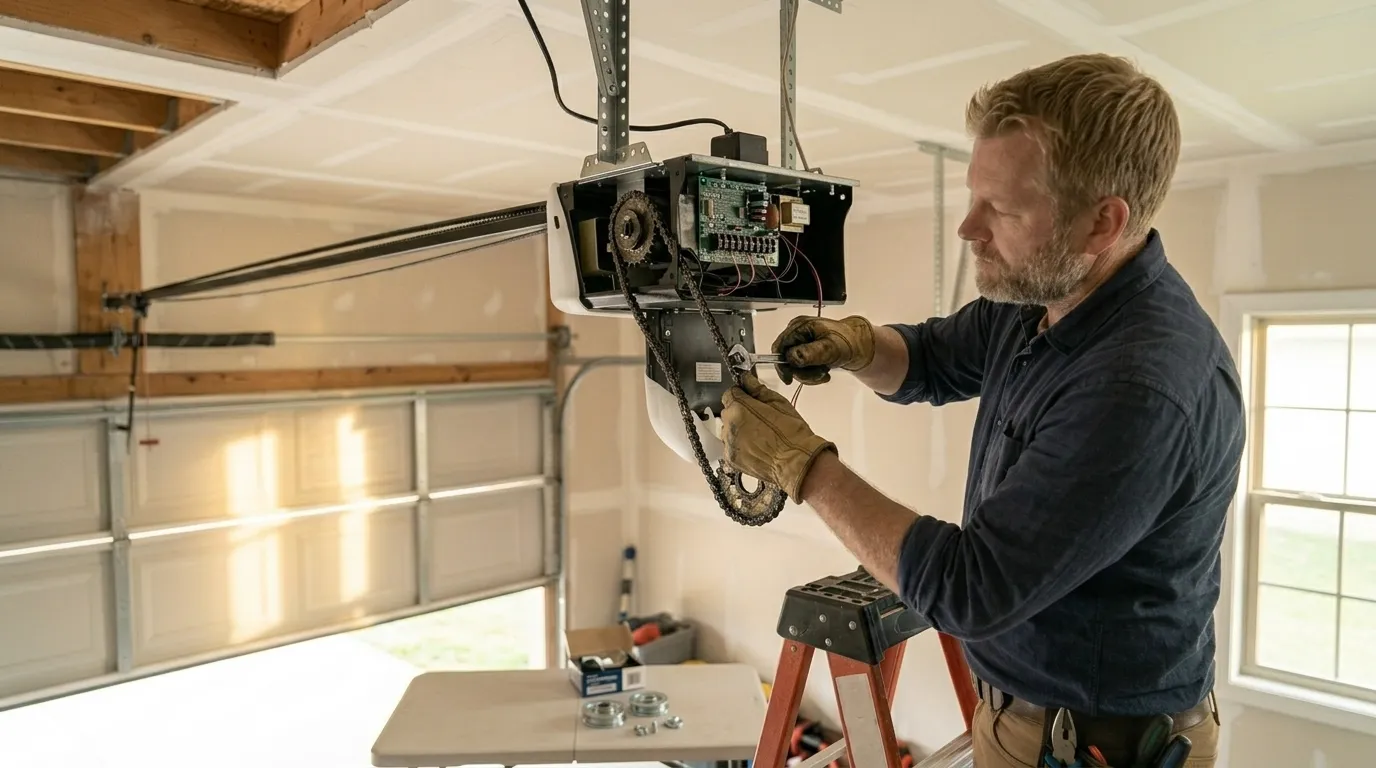 Repaired & tested - Burbank garage door service