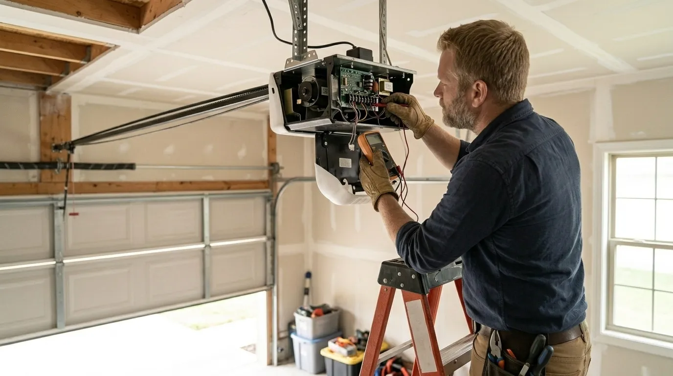 Repaired & tested - Burbank garage door service