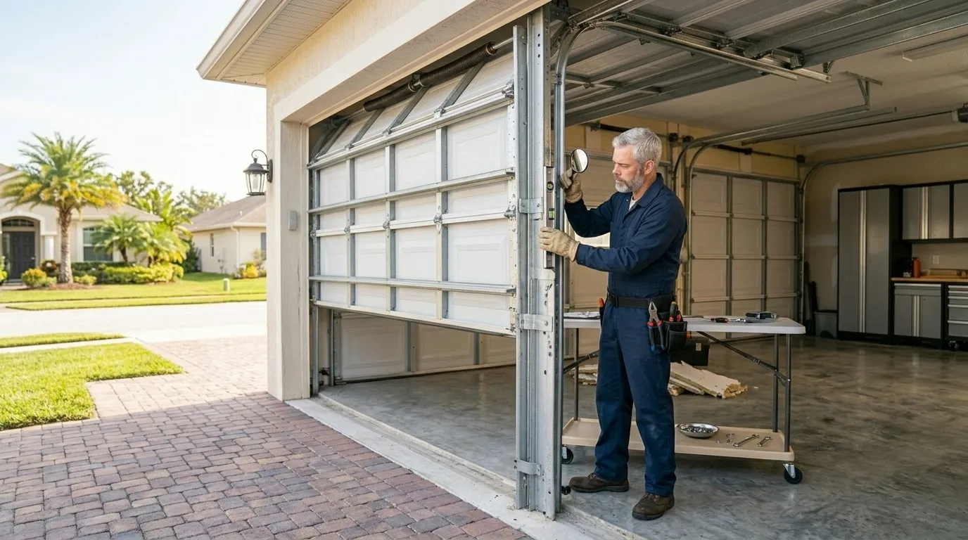 Repaired & tested - Burbank garage door service