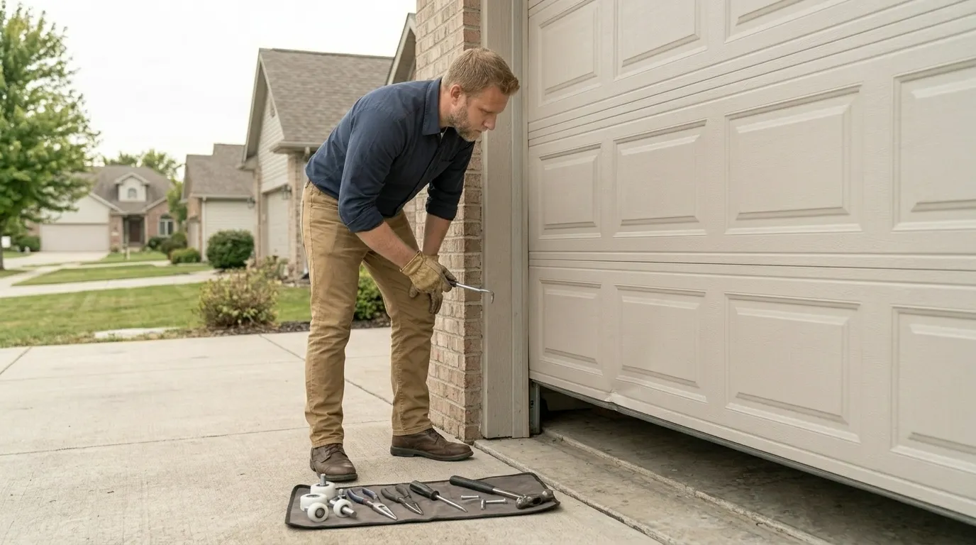 Repaired & tested - Burbank garage door service