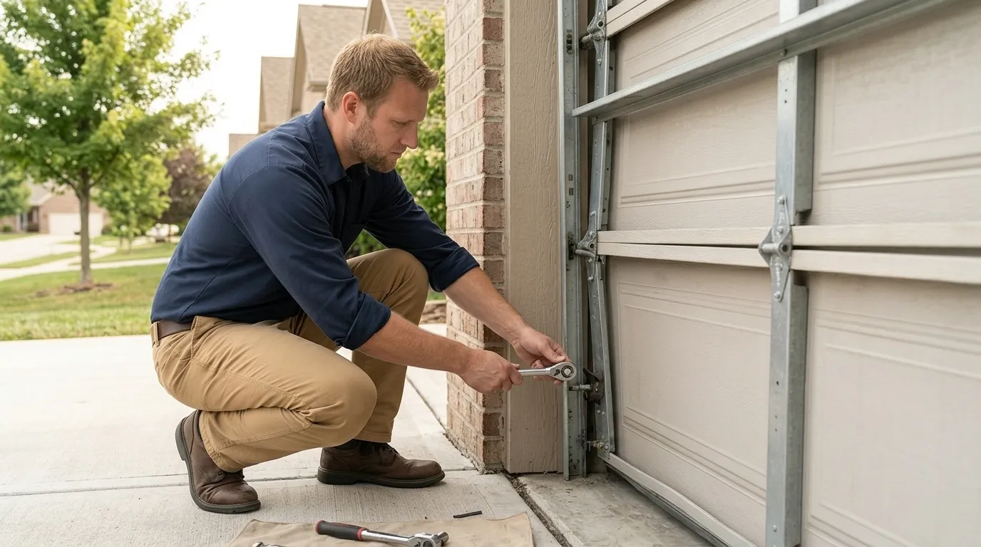 Repaired & tested - Burbank garage door service