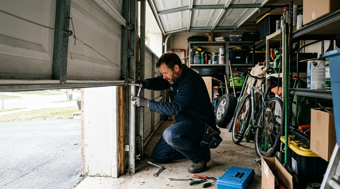 Repaired & tested - Burbank garage door service
