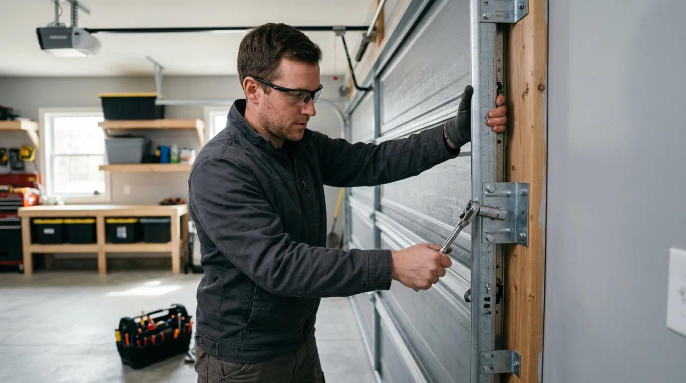 Repaired & tested - Burbank garage door service
