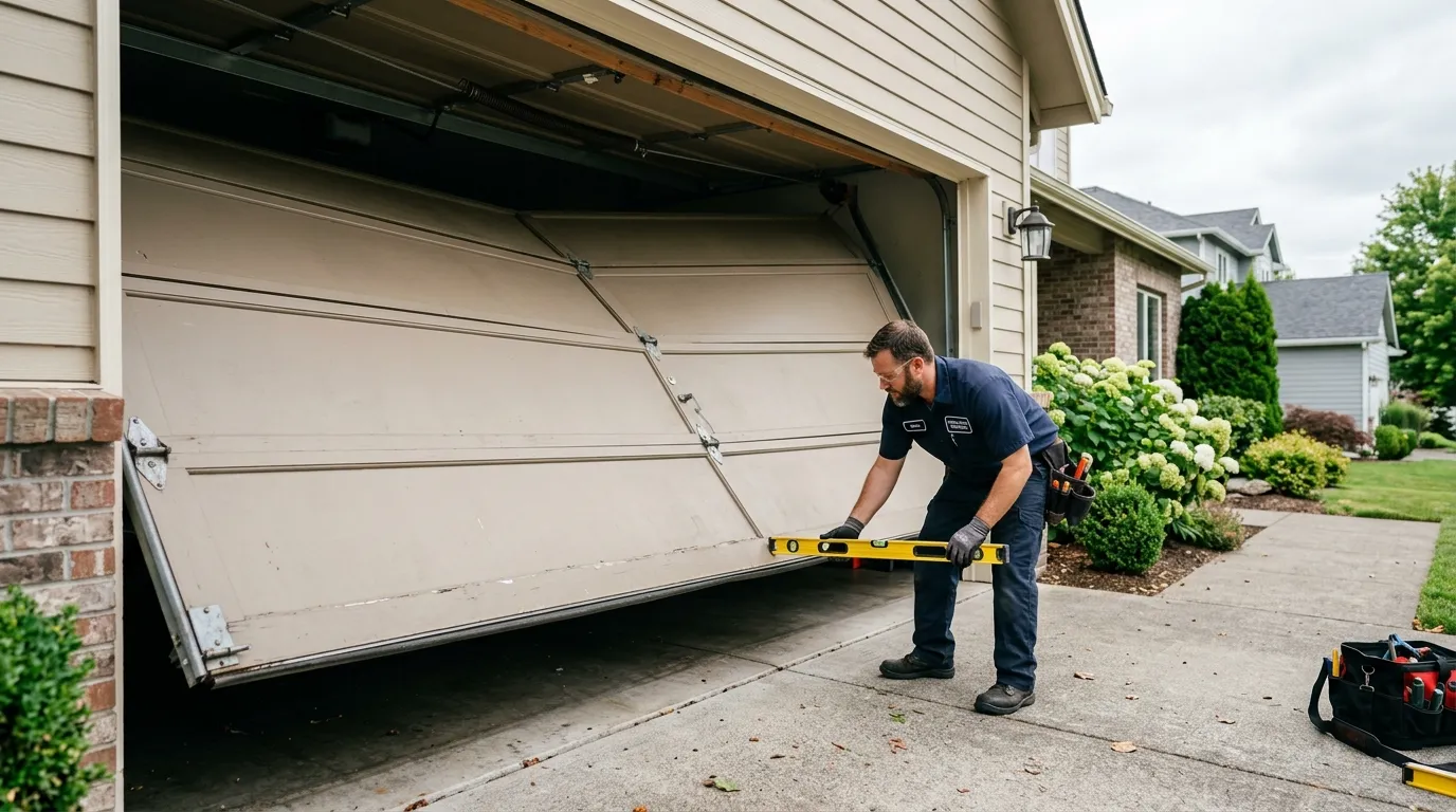 Repaired & tested - Burbank garage door service