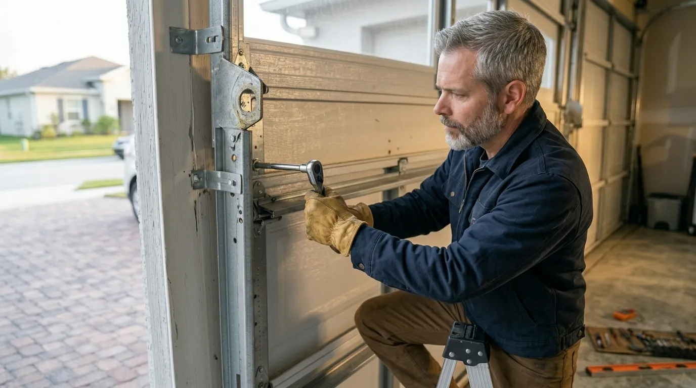 Repaired & tested - Burbank garage door service