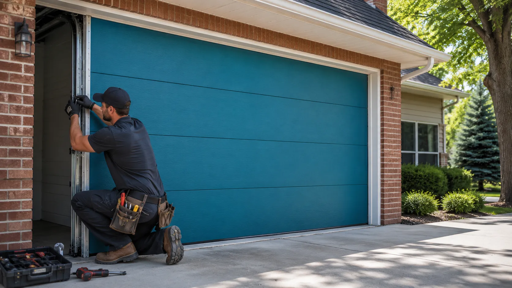 Garage door guides for Burbank homeowners
